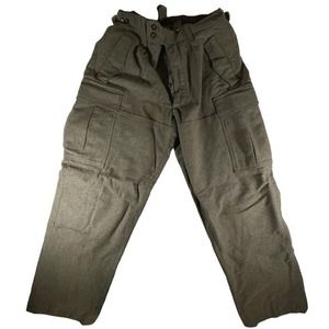 Vintage 1960s Begemann wool military cargo pants